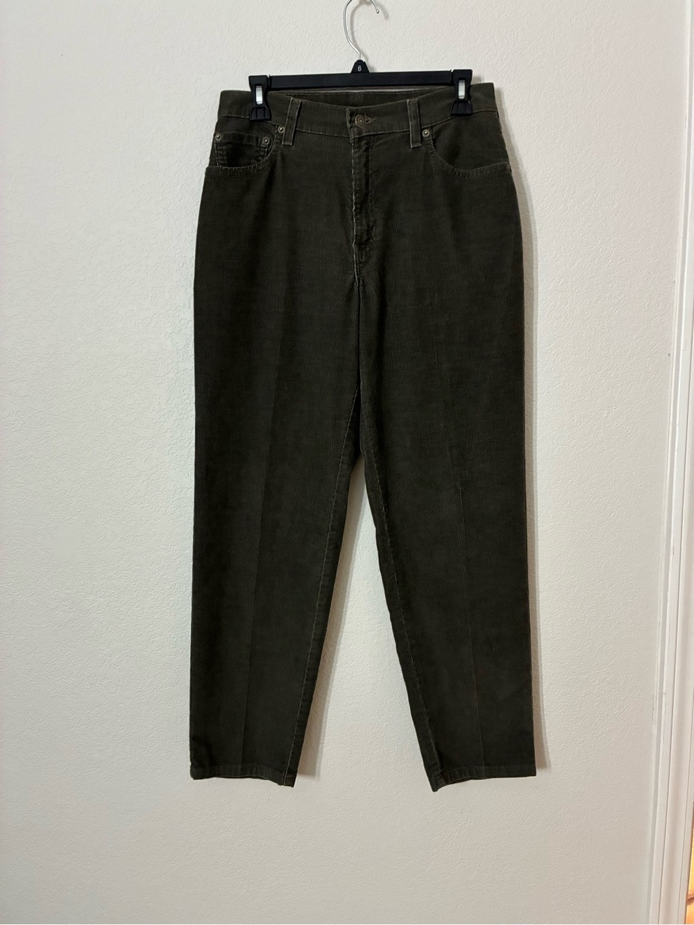 Vintage Levi’s 550 Women’s Corduroy Pants Olive Green Size 8 - Picture 2 of 7